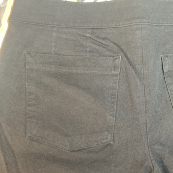 Spanx Black Wide Leg Capri Pull On Pant Size XL Petite - Picture 15 of 15